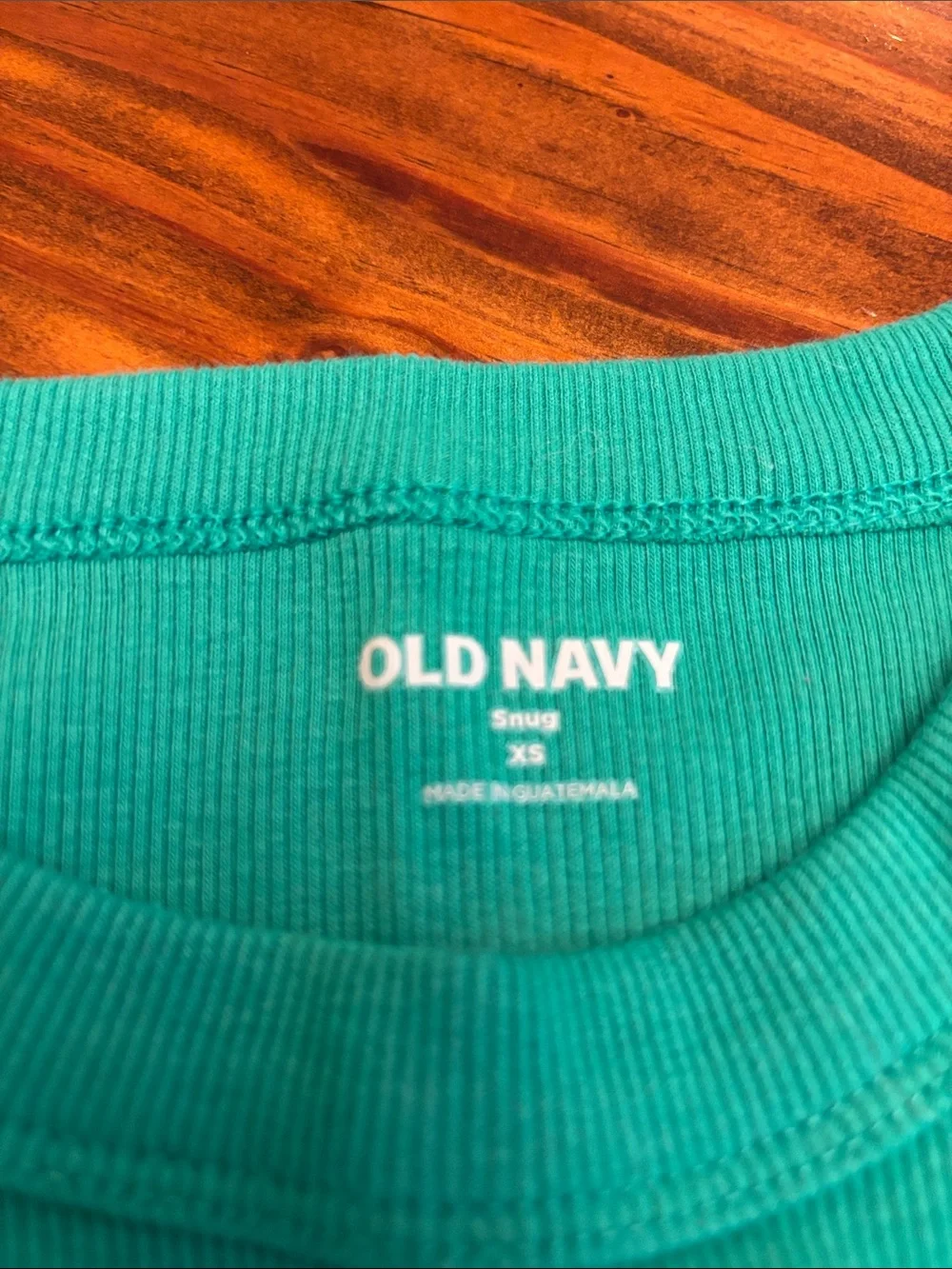 Old Navy Girls' Teal Ribbed Sleeveless Tank